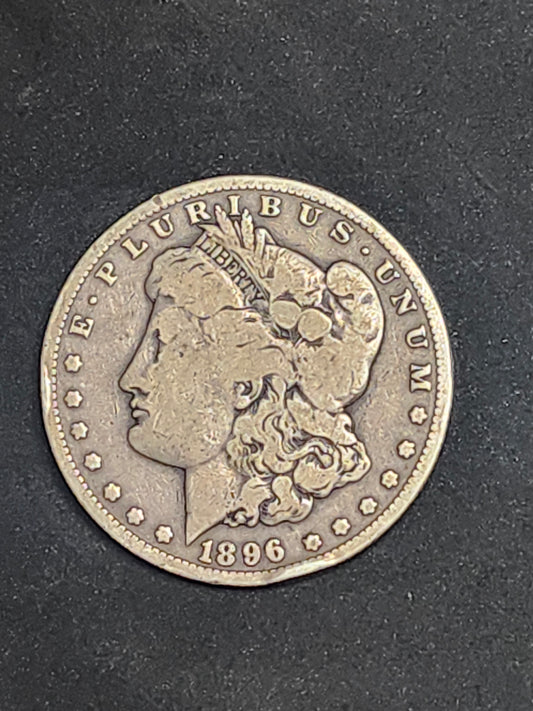 1896 S Morgan Silver Dollar [VG-10]
