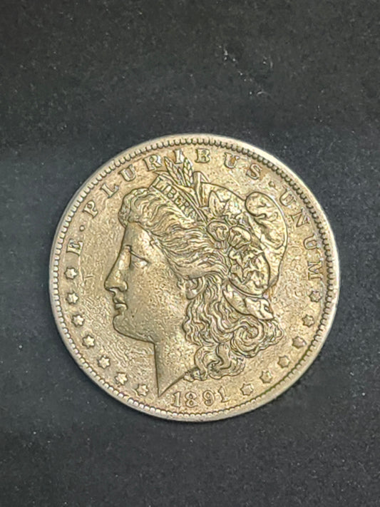 1891 O Morgan Silver Dollar [VF-20]