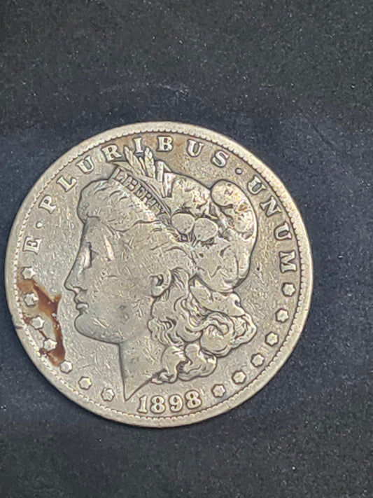 1898 O Morgan Silver Dollar [VG-8]